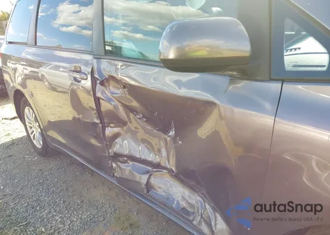 2013 Toyota Sienna Xle V6 8 Passenger из США, поврежденный, VIN 5TDYK3DC1DS400235